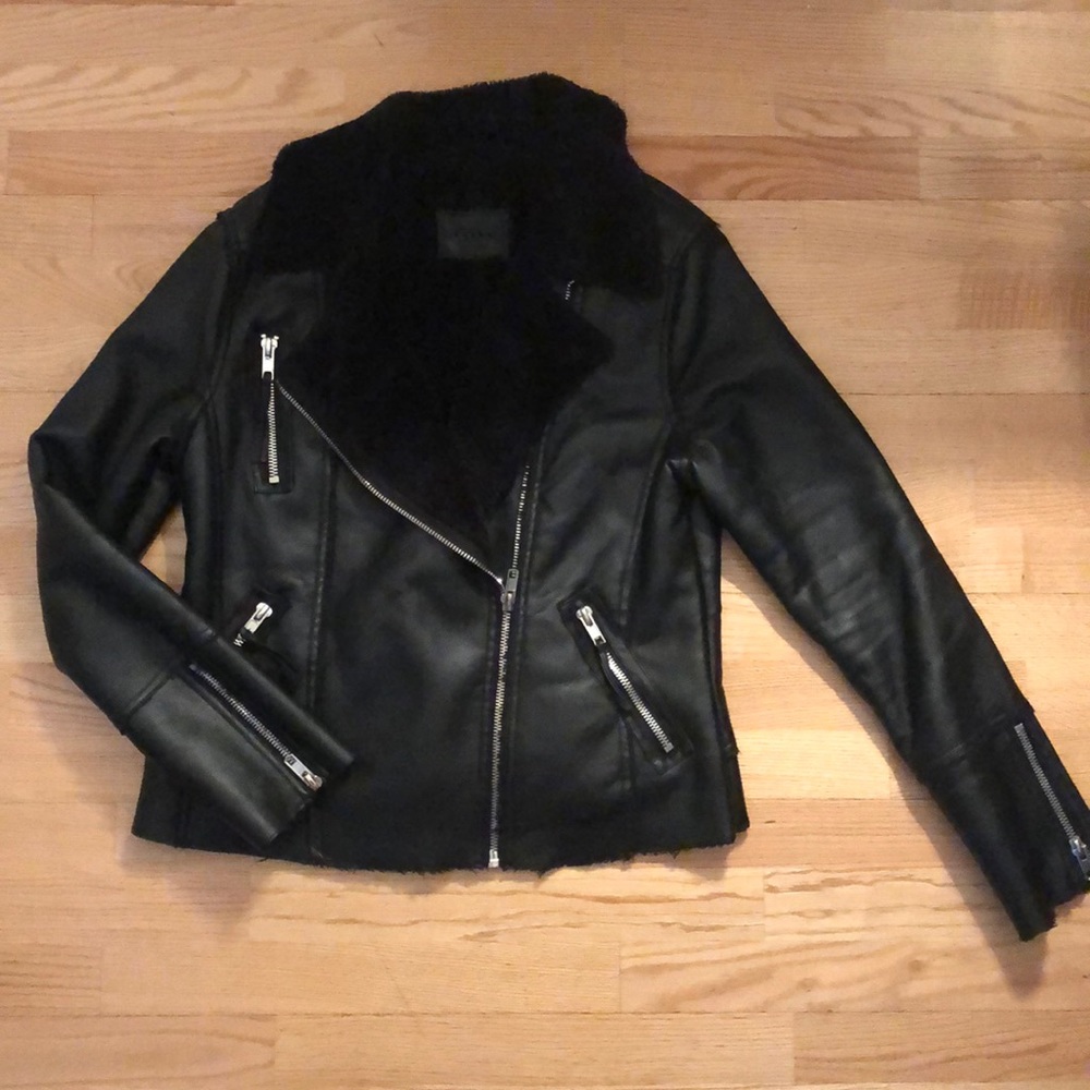 Blank NYC Faux Shearling Coat